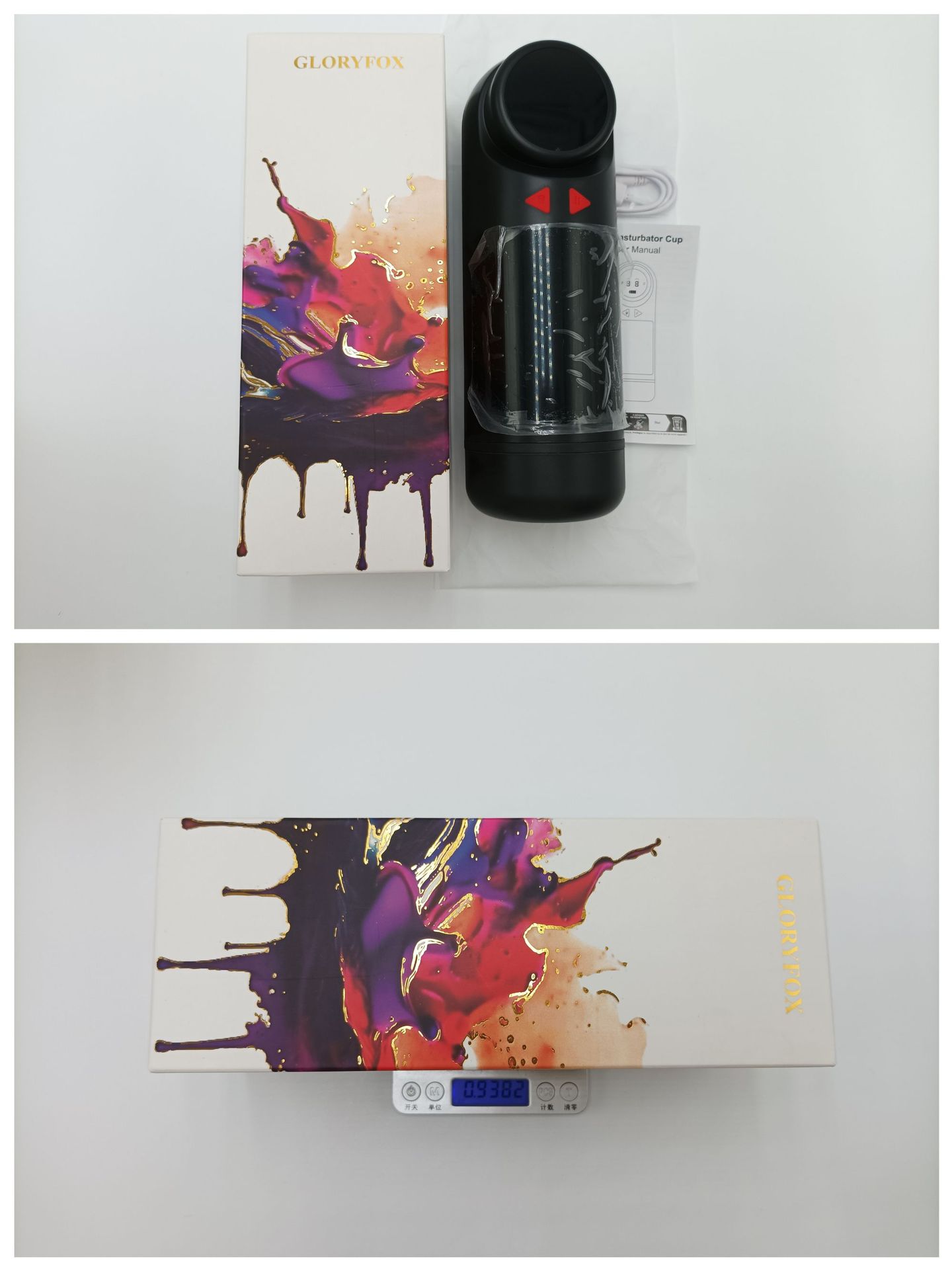 Âm đạo giả tự động GloryFox 4 chế độ rung thụt hút siêu mạnh siêu khủng