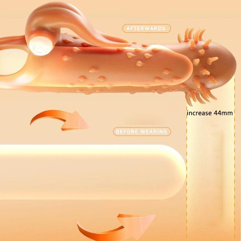 Bao cao su đôn dên Octopus Tentacle Penis Sleeve có xúc tu gai nổi tăng kích thích