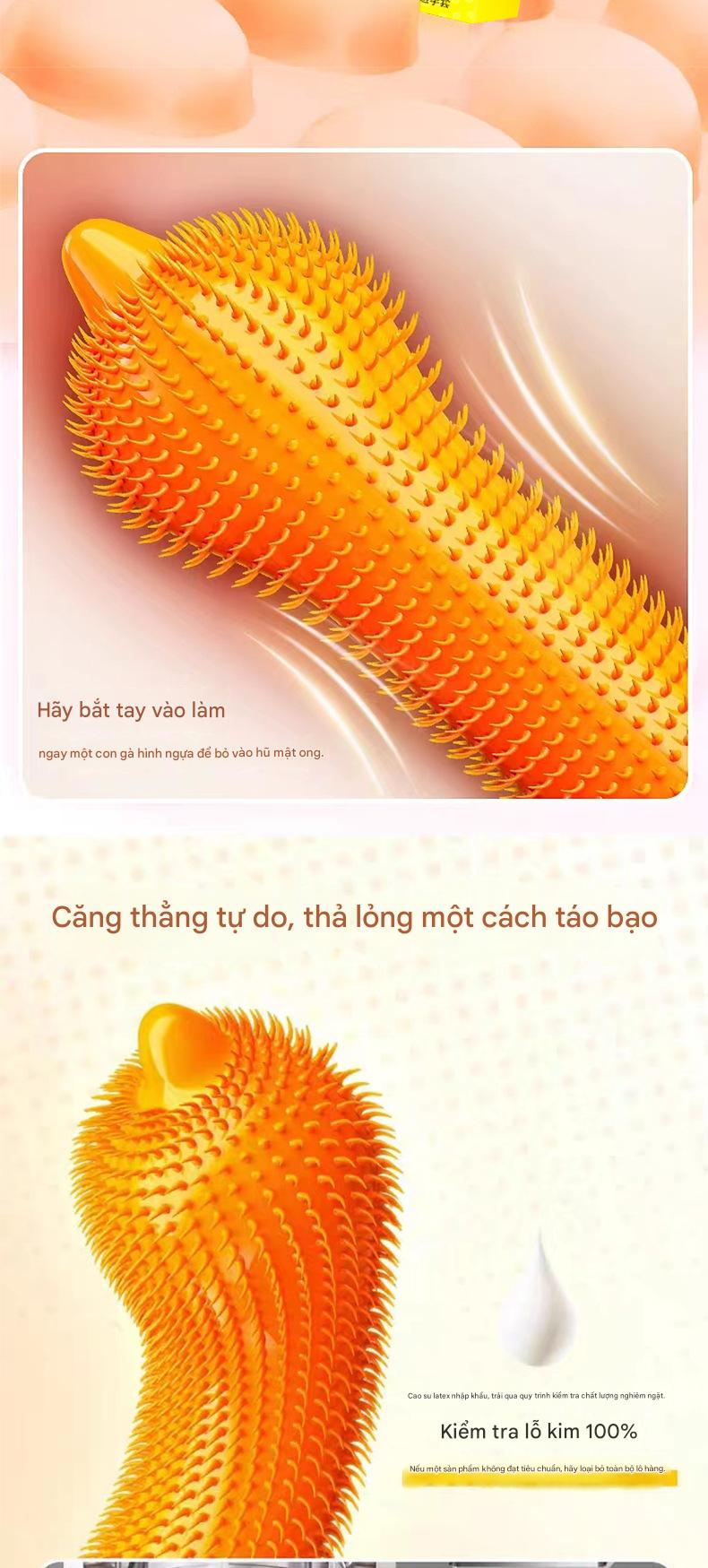 Bao Cao Su Gai OLO 2080 Hạt Nổi Lưỡi Mèo Tăng Cảm Giác
