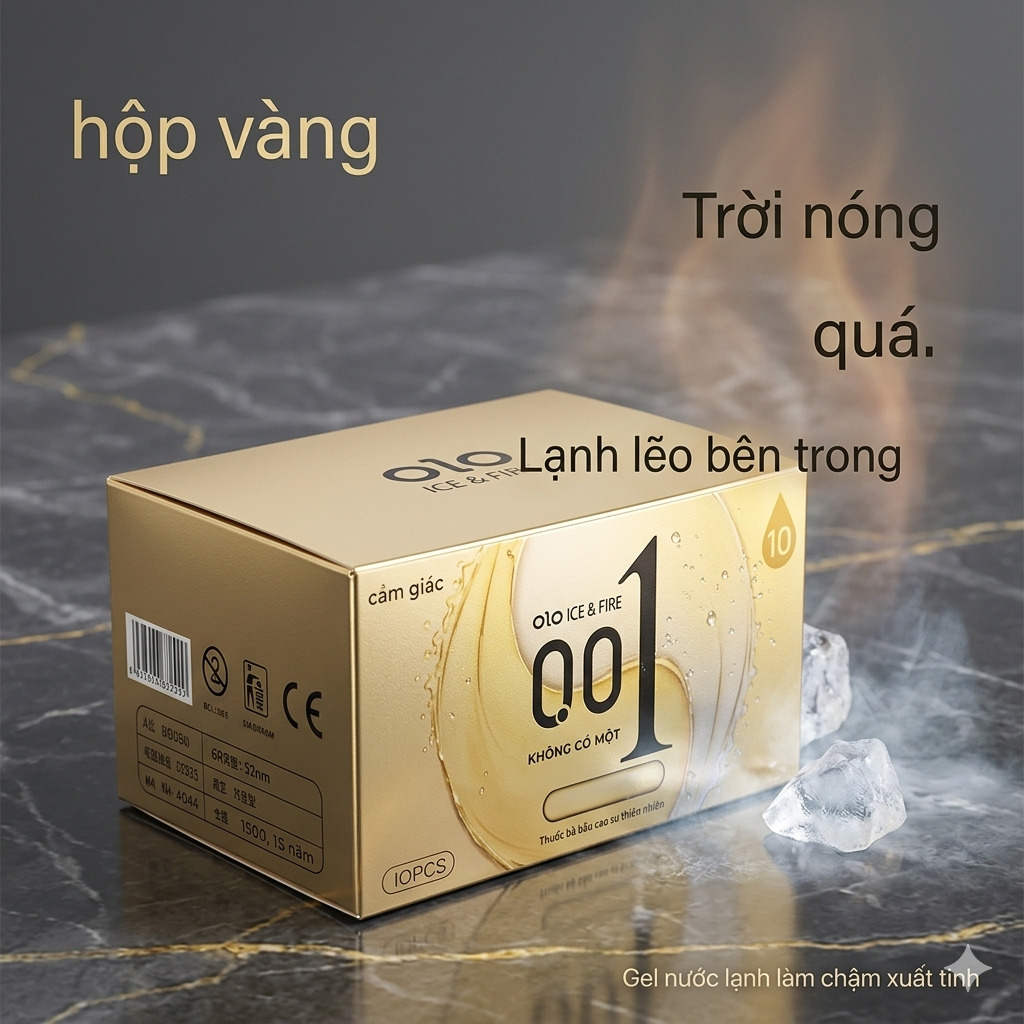 Bao cao su Olo 001 băng hỏa chính hãng