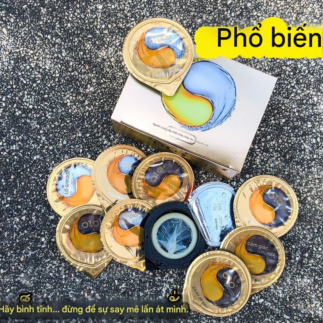 Bao Cao Su OLO Ice & Fire 001 Siêu Mỏng Hiệu Ứng Băng Lửa