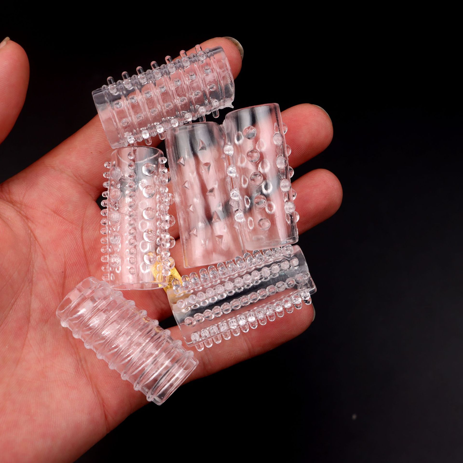 Bộ 6 bao đôn dương vật Silicone có gai gân núm tăng kích thước và khoái cảm