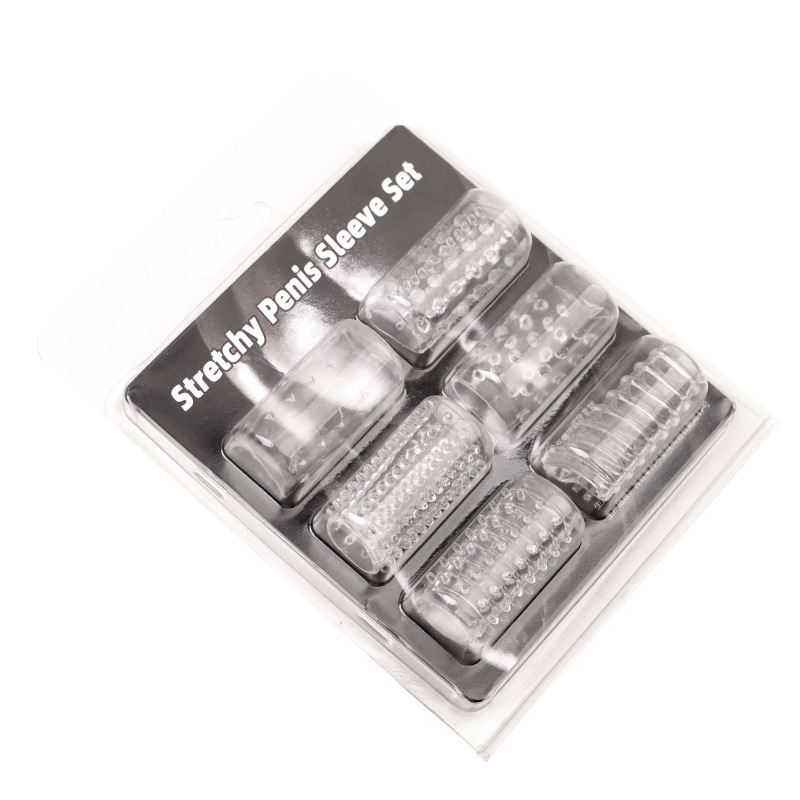 Bộ 6 bao đôn dương vật Silicone có gai gân núm tăng kích thước và khoái cảm