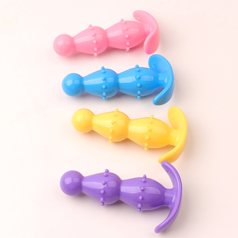 Butt Plug Silicon gai 3 tầng có đế mỏ neo