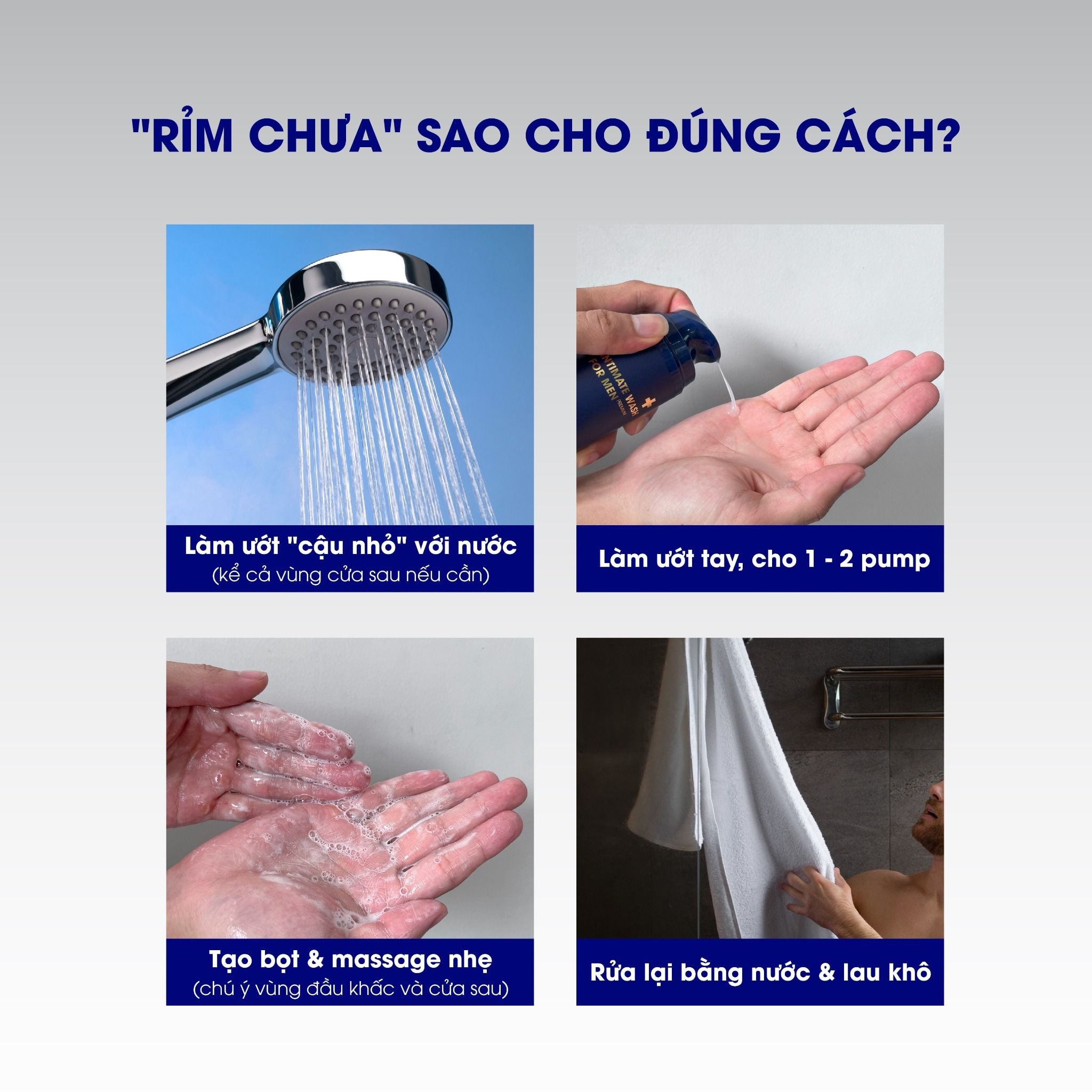 Cách Vệ Sinh Vùng Kín Nam Giới Đúng Cách Để Ngăn Ngừa Viêm Nhiễm