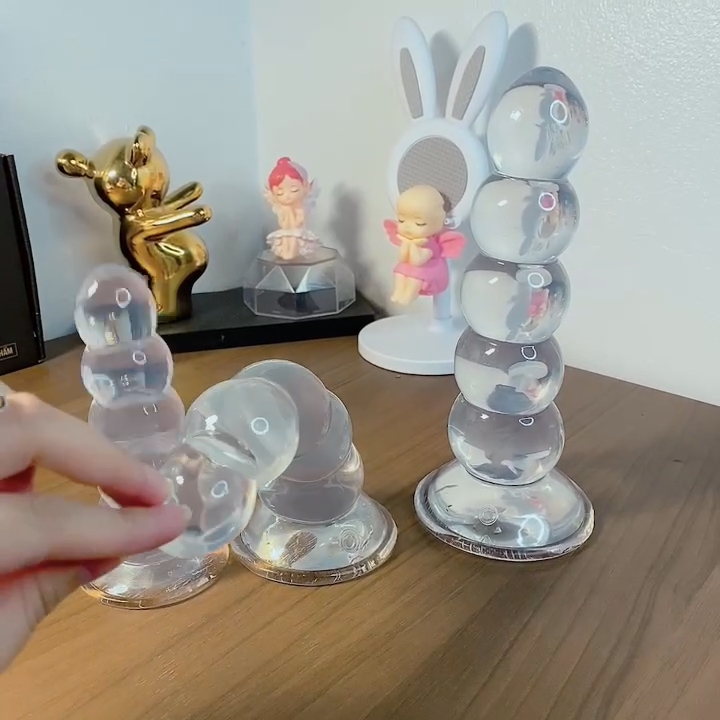 Chuỗi bóng hậu môn Silicon tháp trong suốt mềm dẻo