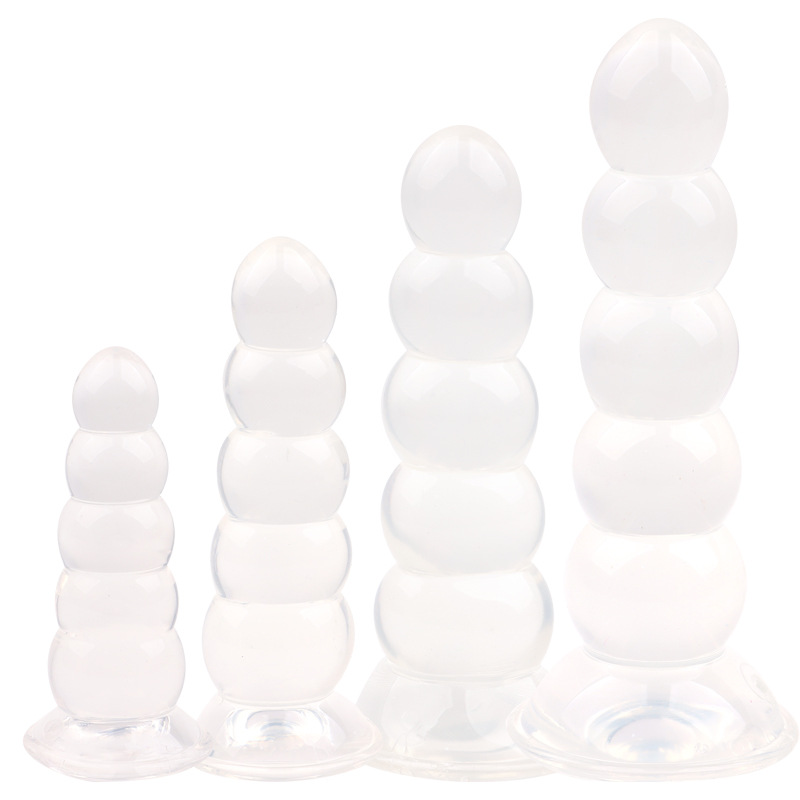 Chuỗi bóng hậu môn Silicon tháp trong suốt mềm dẻo