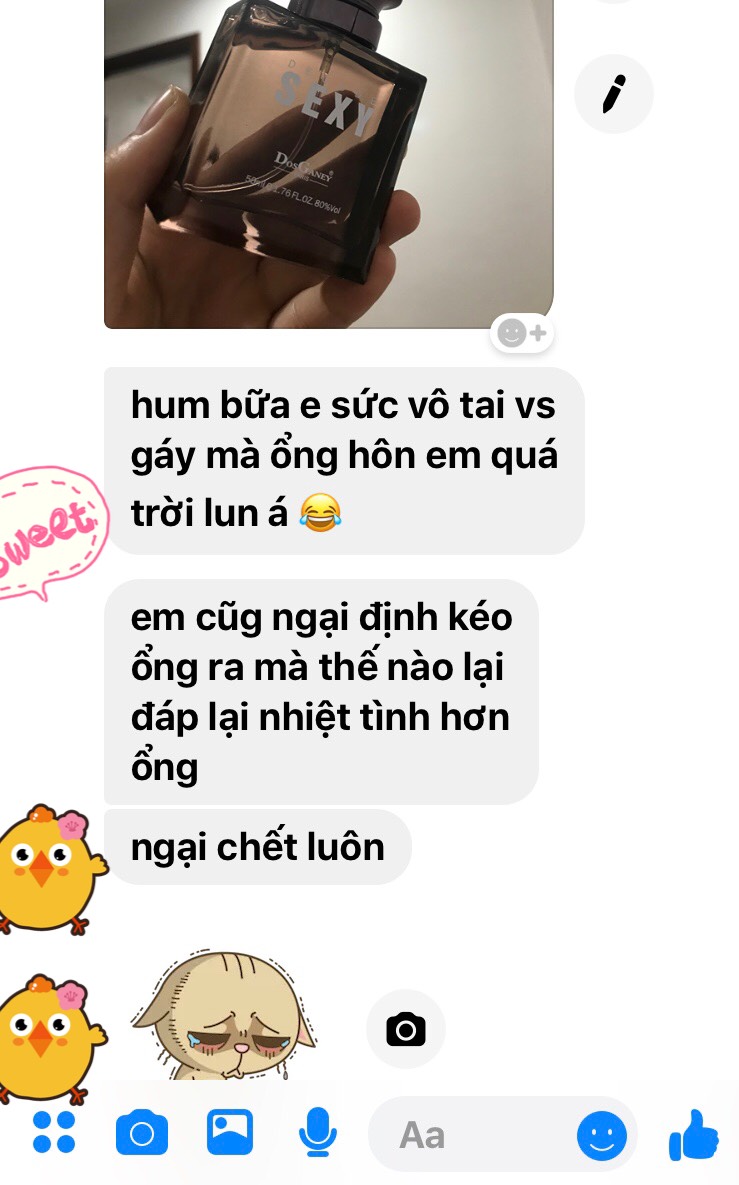 Feedback review nước hoa kích dục