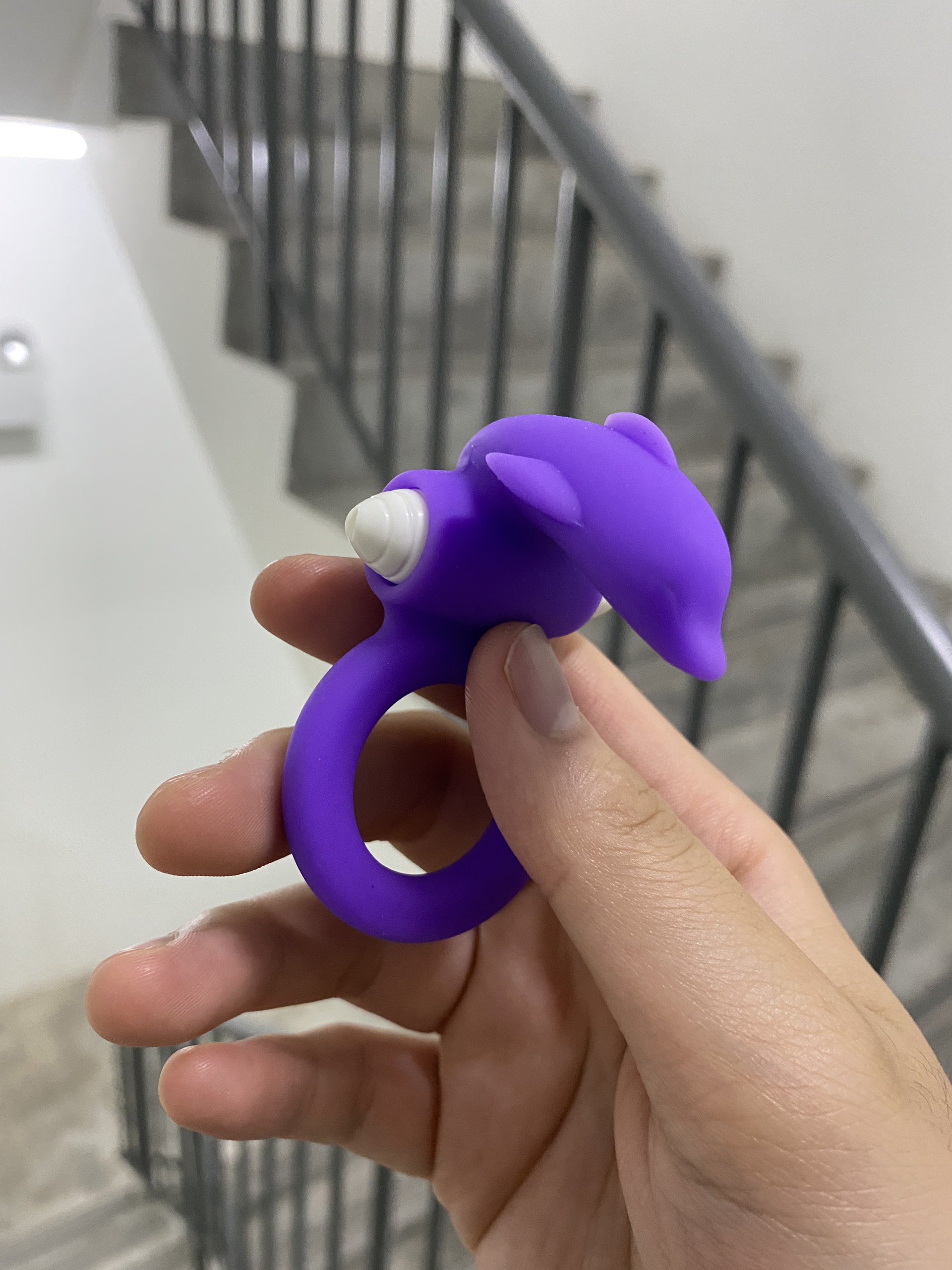 Vòng rung dương vật hình cá heo Dolphin Cock Ring