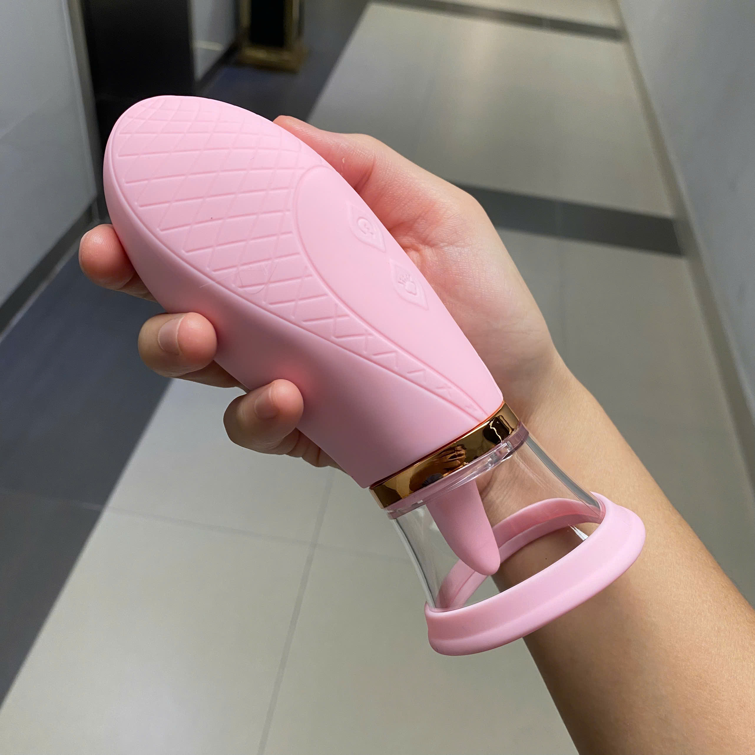 Máy liếm hút âm đạo massage ngực cao cấp