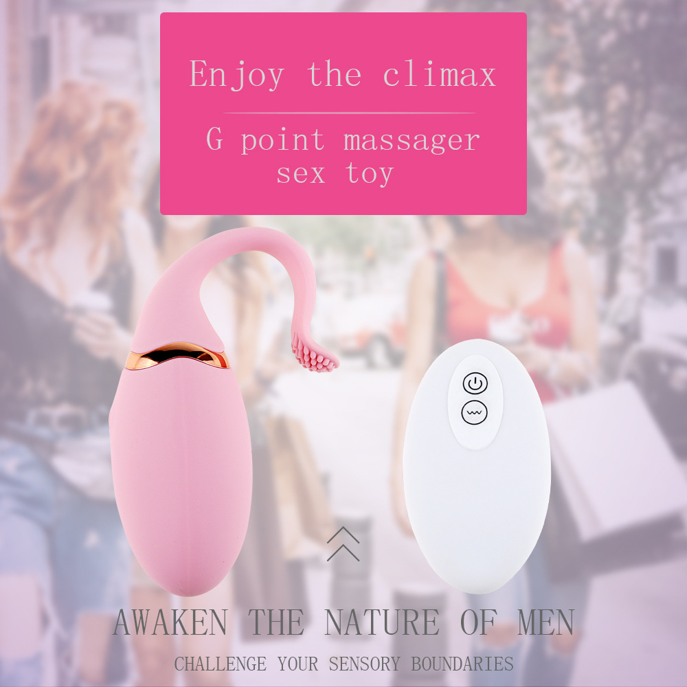 Máy rung điểm G chữ U silicon cao cấp - kích thích âm vật và hậu môn điều khiển từ xa