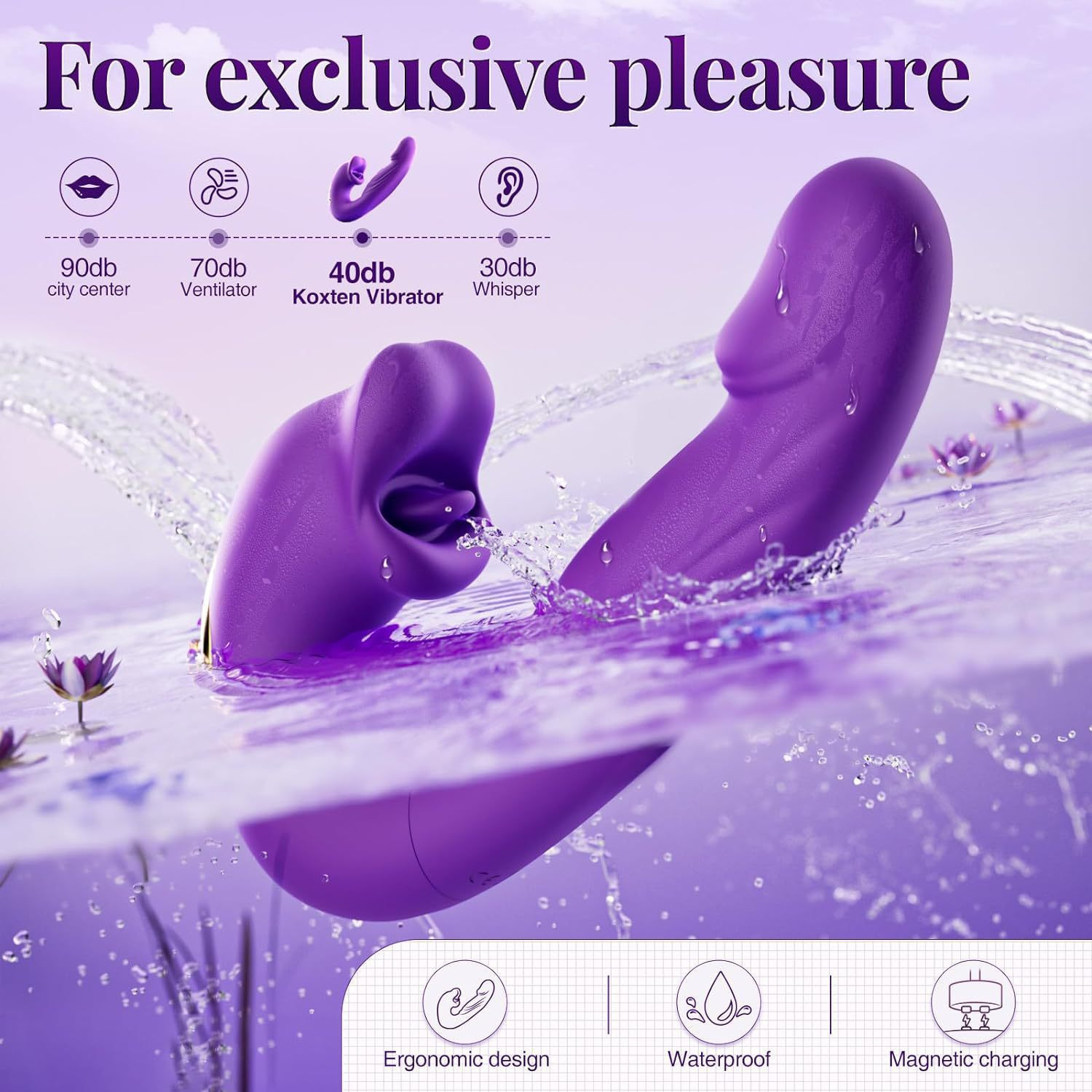 Máy rung lưỡi kích thích điểm G và âm vật Vibrator rung thụt liếm