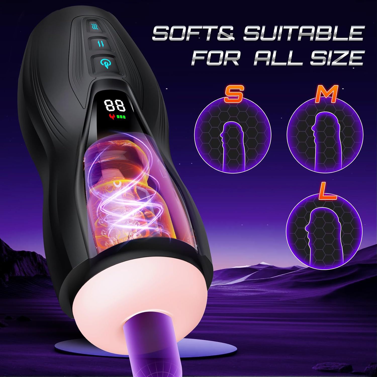 Máy thủ dâm Dream Aircraft Cup rung thụt tỏa nhiệt sưởi ấm rên la