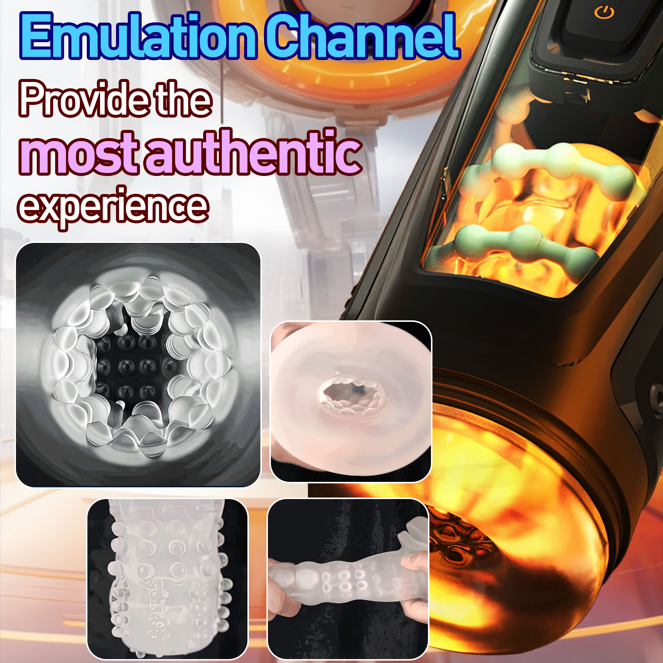 Máy thủ dâm nam siêu cấp rung rên thụt sưởi ấm màn hình LED JIUUY