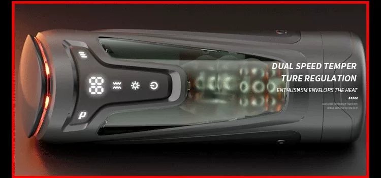 Máy thủ dâm nam siêu cấp rung rên thụt sưởi ấm màn hình LED JIUUY