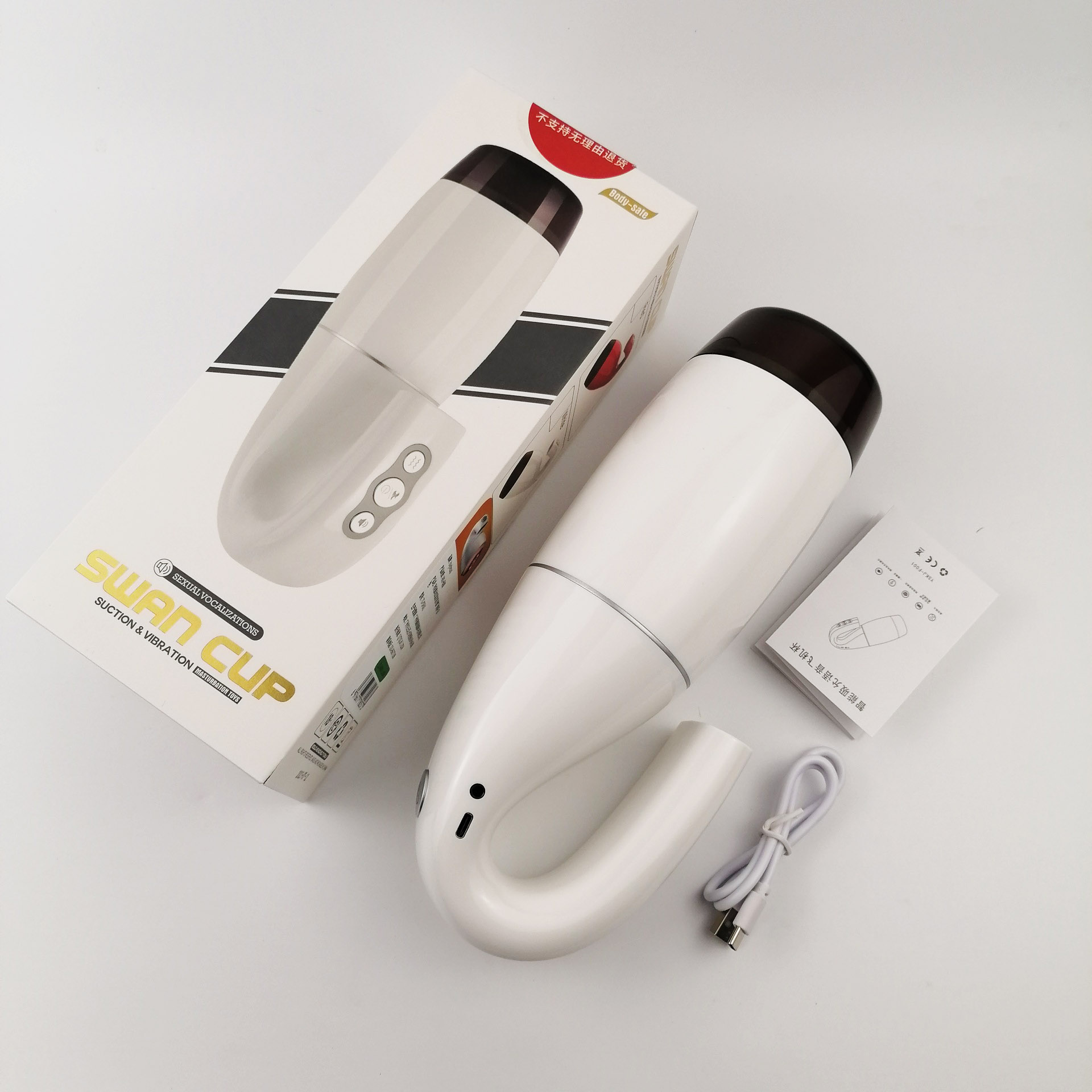 Máy thủ dâm thiên nga rung rên bú mút tỏa nhiệt sưởi ấm Swan Cup