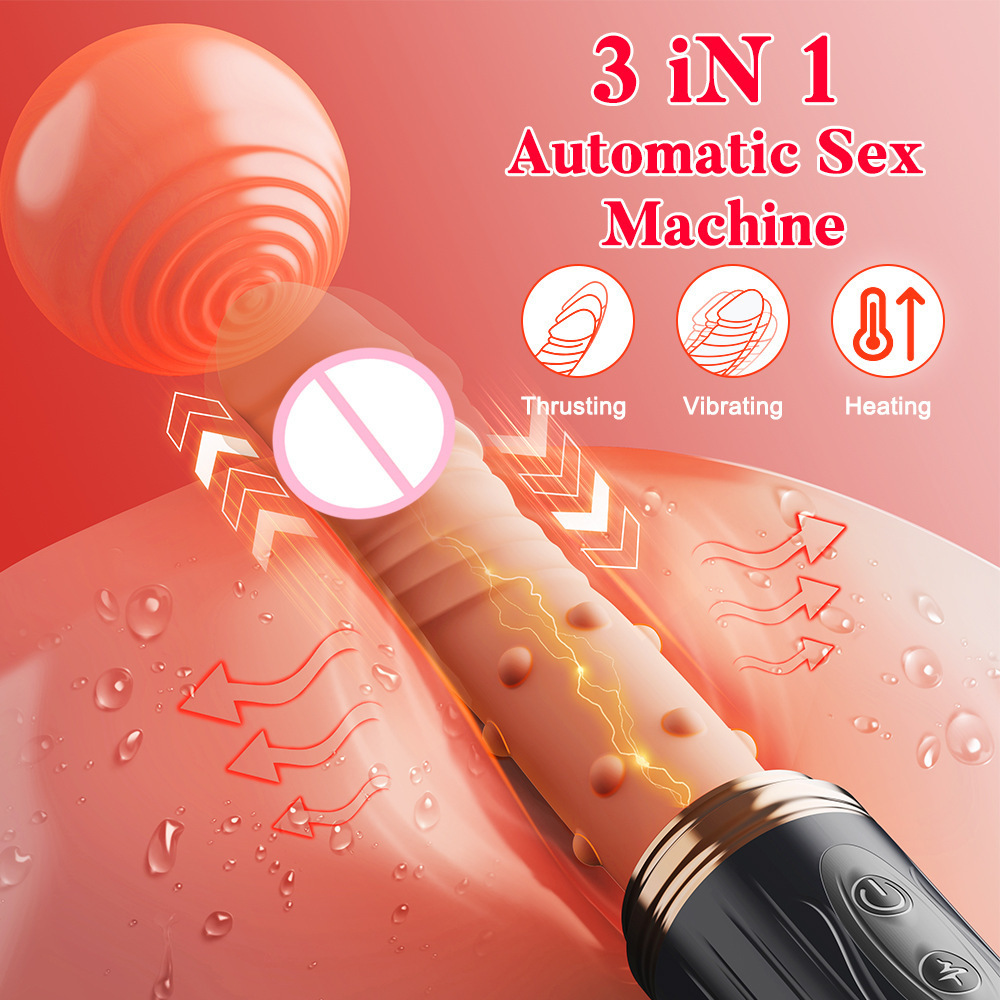 Máy thủ dâm tự động cho nữ 3 trong 1 rung thụt sưởi ấm 40 độ điều khiển từ xa