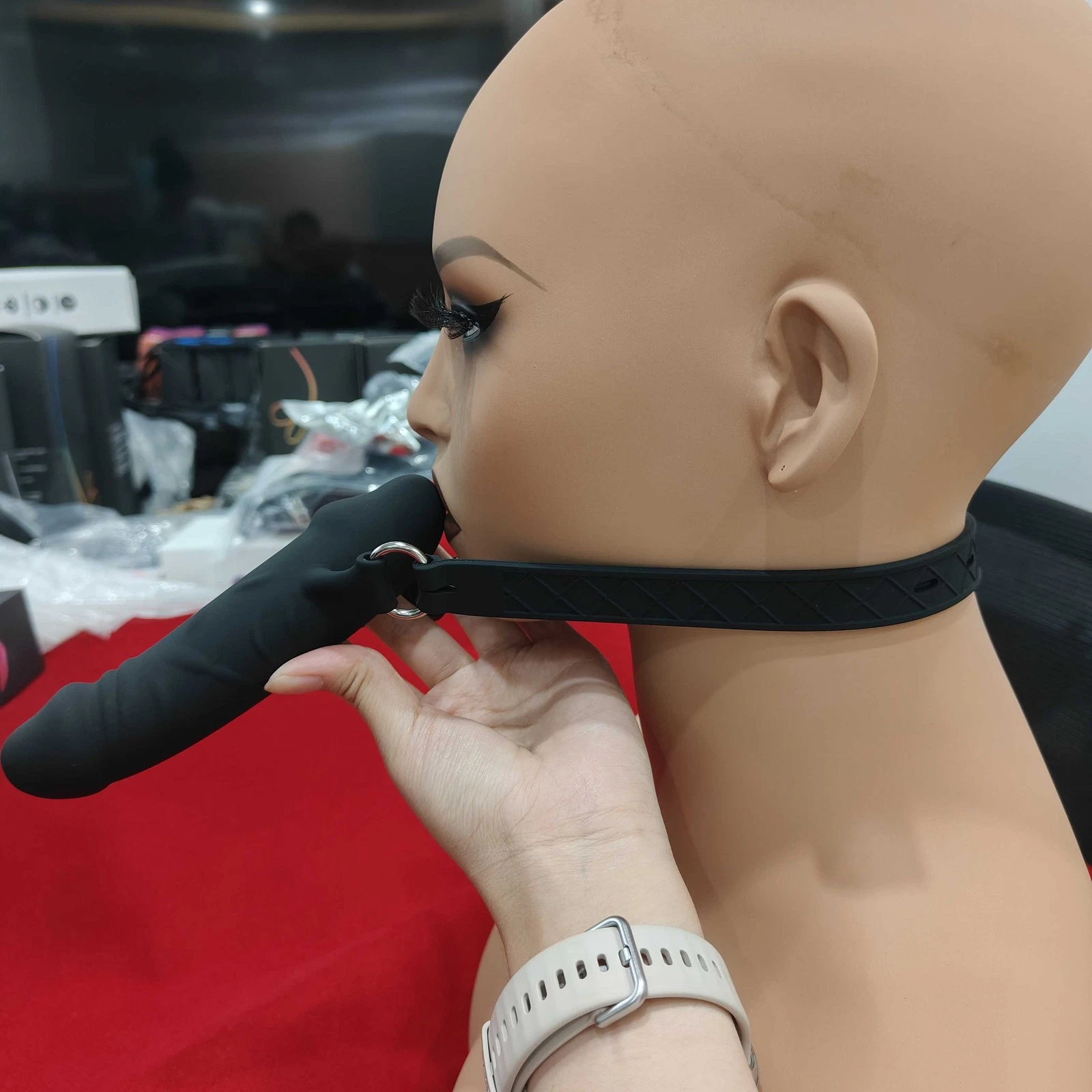 Miệng Ngậm Dương Vật Giả BDSM Cao Cấp