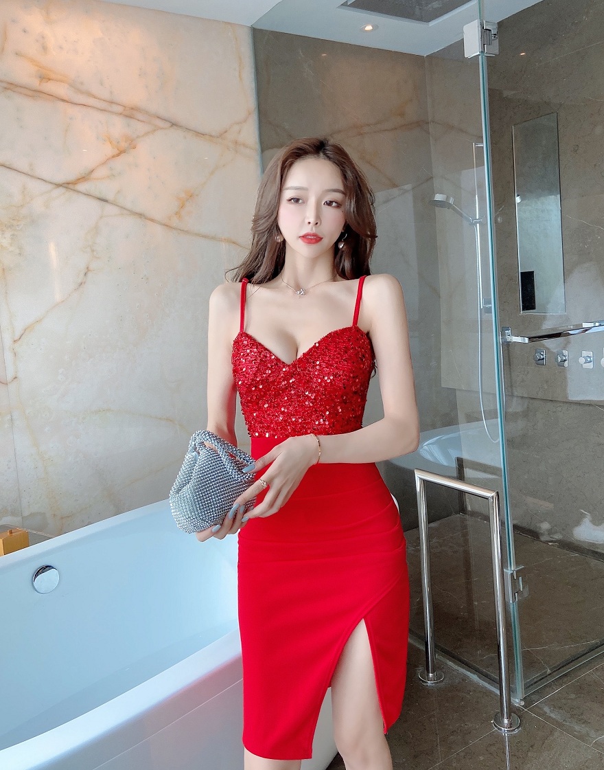 Váy cúp ngực kim sa body