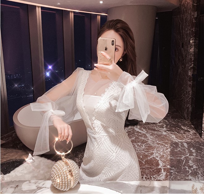 Váy dự tiệc tiểu thư sang trọng