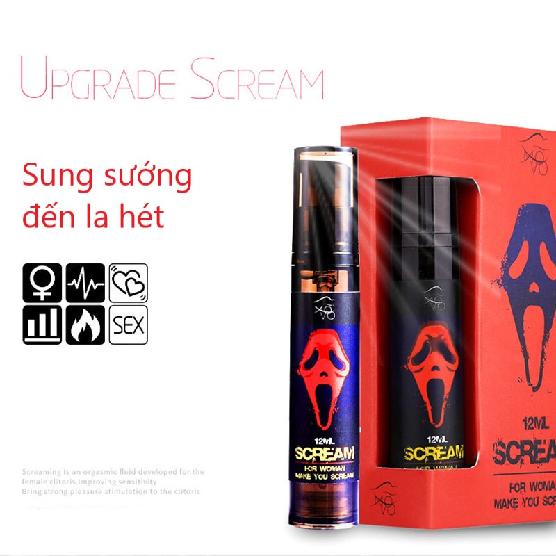 Gel bôi trơn Movo Scream la hét trong sự sung sướng