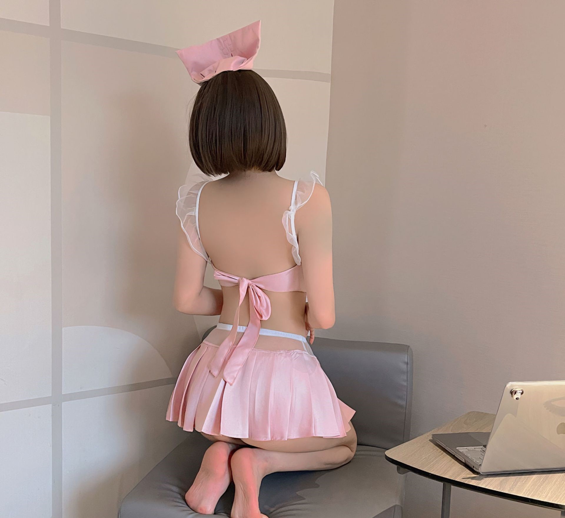 Đồ ngủ Cosplay y tá 2 mảnh chân váy