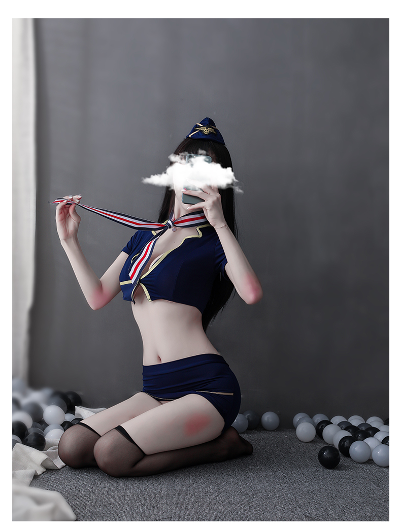 Váy ngủ Cosplay tiếp viên Police