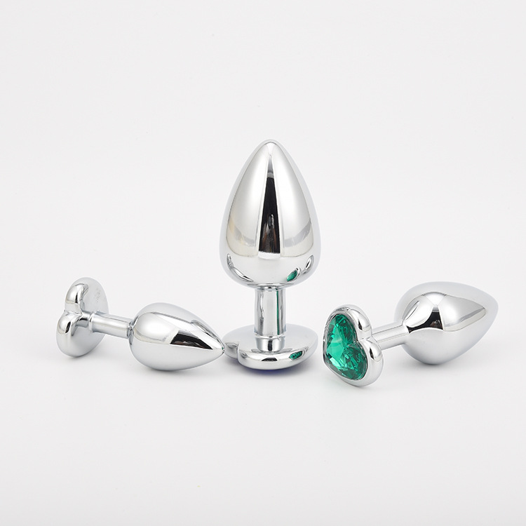 Phích cắm hậu môn trái tim Inox