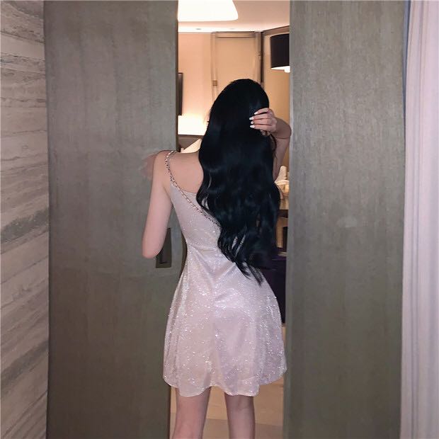 Váy nhũ 2 dây Quảng Châu