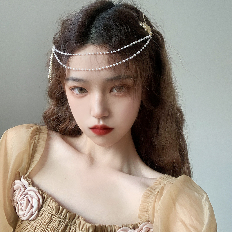 Băng đô công chúa ngọc trai cánh bướm