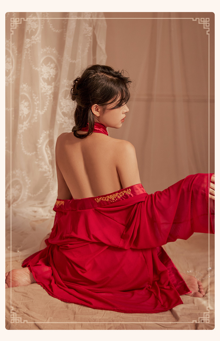 Set áo choàng đồ lót Trung Hoa hàng thiết kế