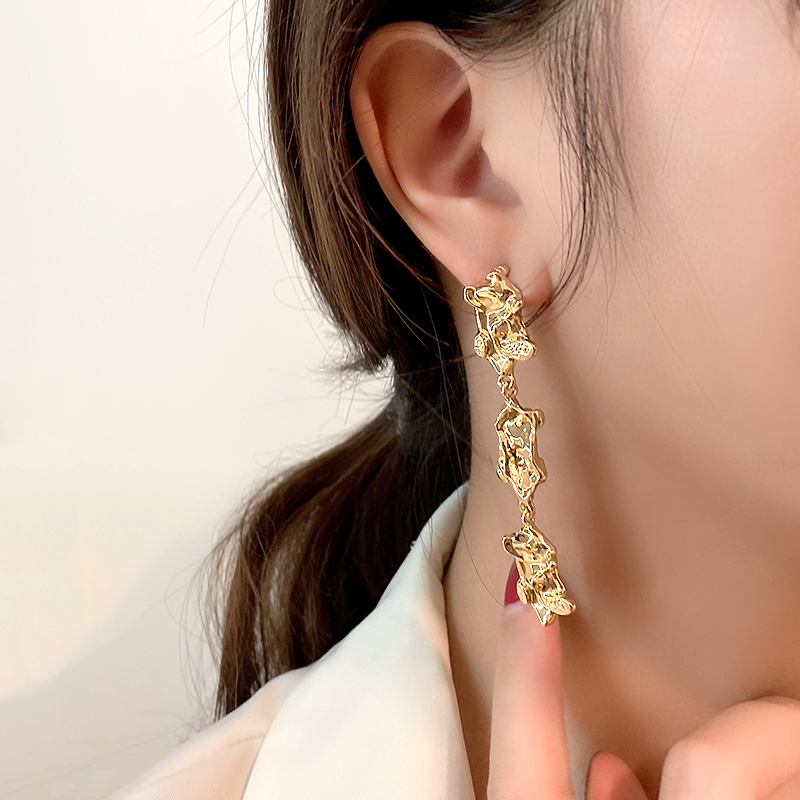 Khuyên tai vàng 3 con gấu