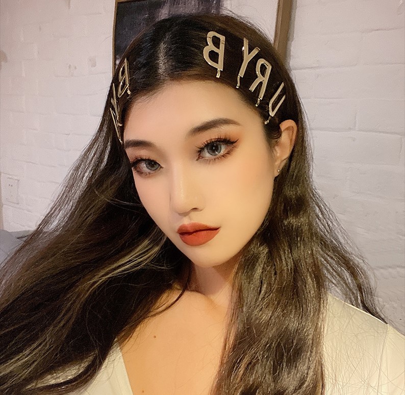 Cài tóc nữ Ruby vàng