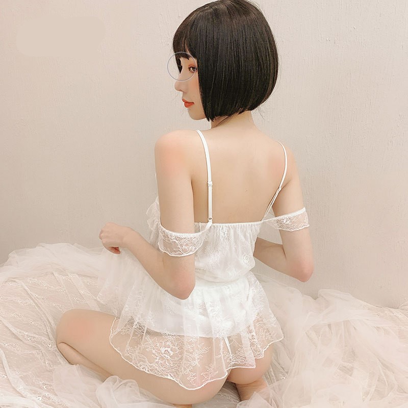 Váy ngủ voan ren 2 dây quyến rũ