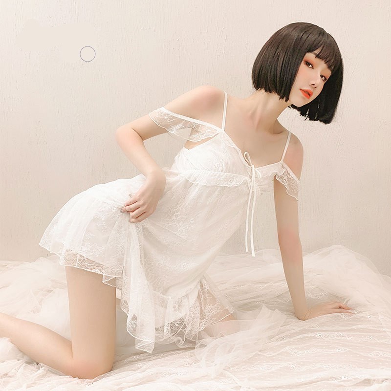 Váy ngủ voan ren 2 dây quyến rũ