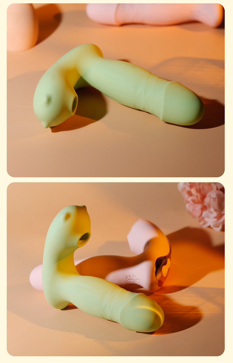 Quần lót rung thụt hút sưởi ấm tai dơi Little Devil Telescopic Wear điều khiển qua app