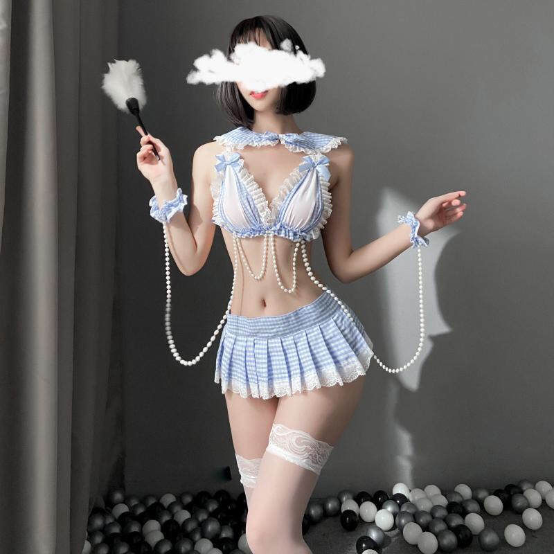 Set ngủ Cosplay thủy thủ Caro ngọc trai