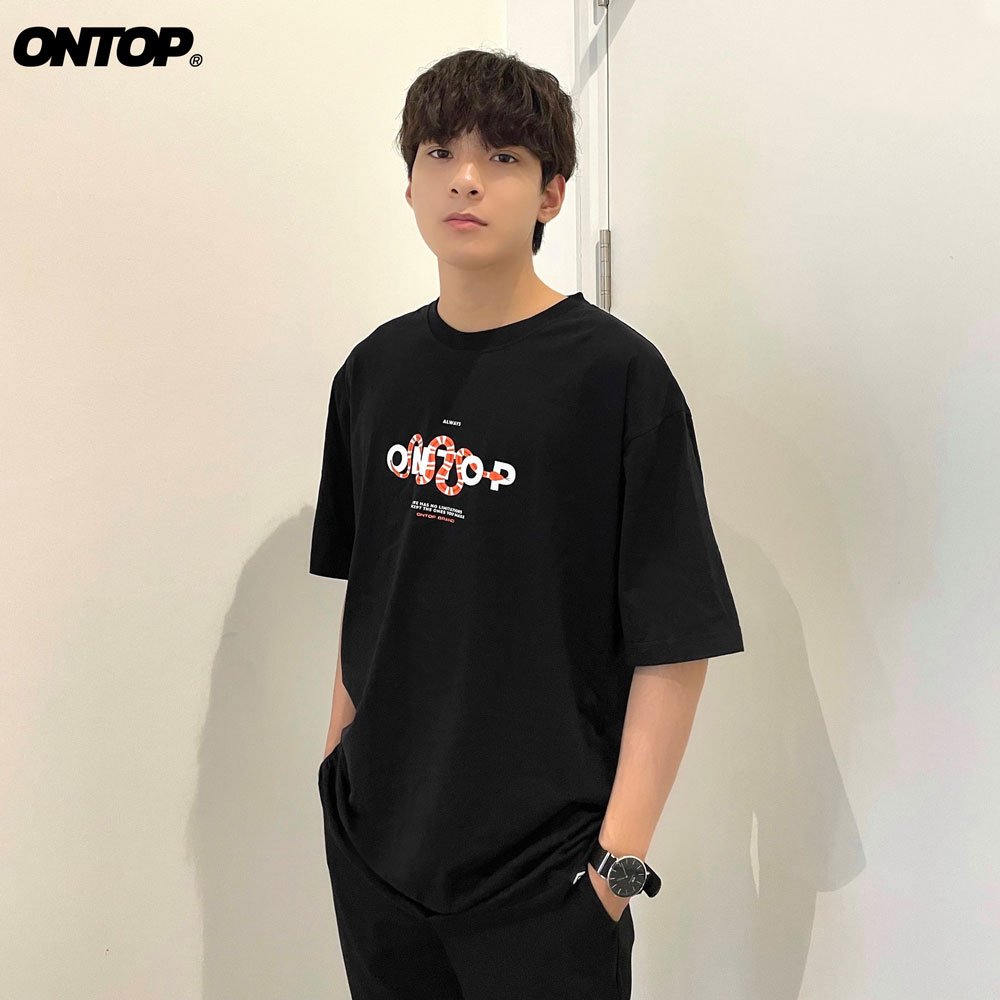 Áo thun nam local brand ONTOP màu đen