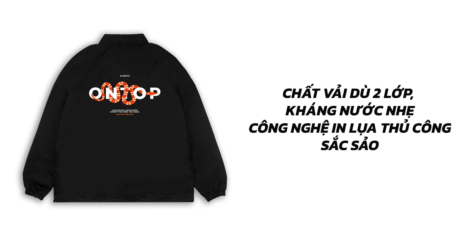 Áo khoác dù nam đẹp Apep Local Brand ONTOP