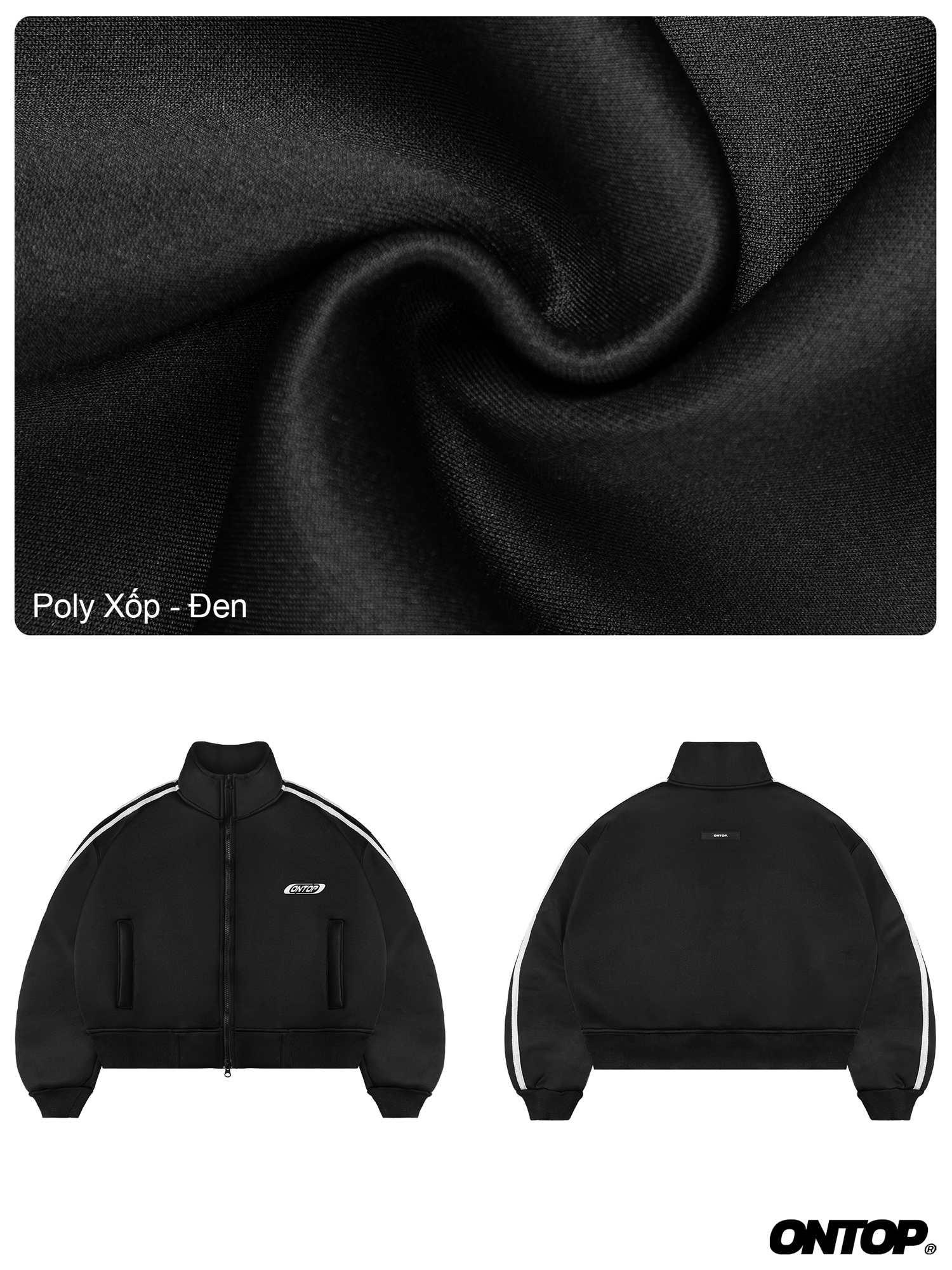 Áo khoác sọc tay ONTOP