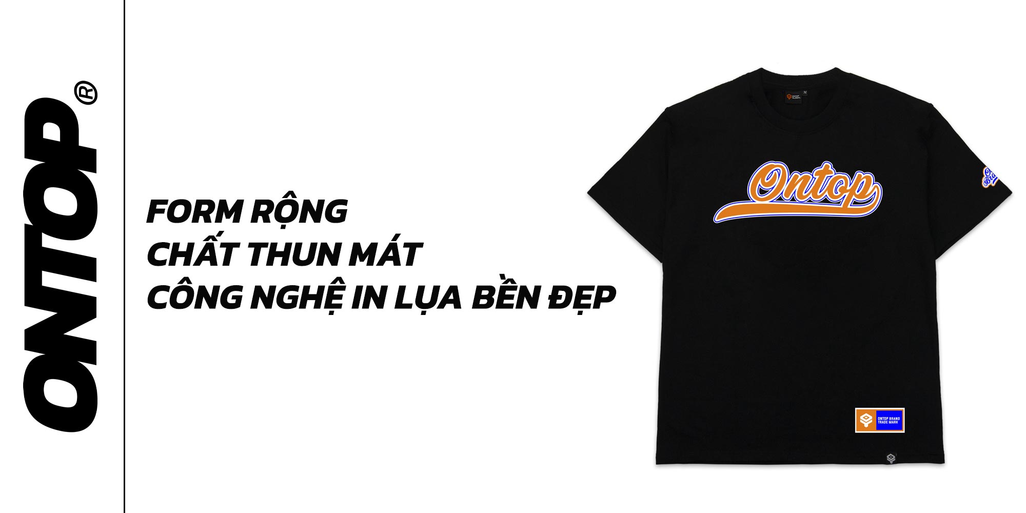 Áo thun nam nữ form rộng local brand ONTOP