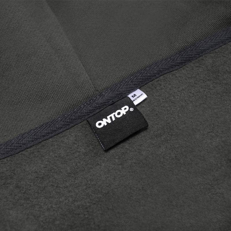 Hoodie zip nam nữ boxy local brand ONTOP