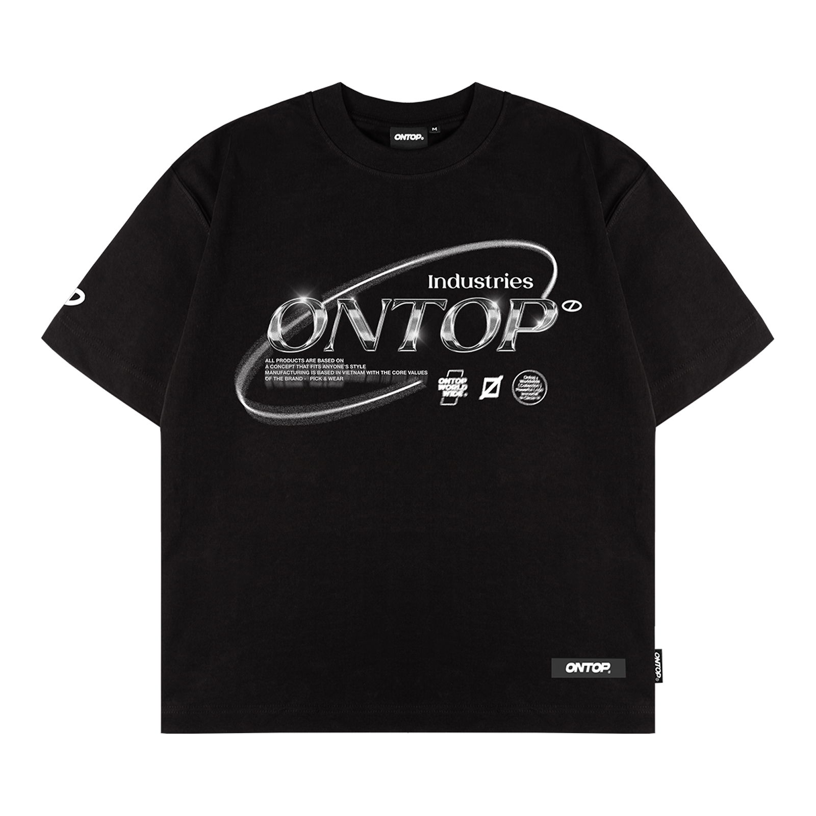 Áo thun đen nam ONTOP
