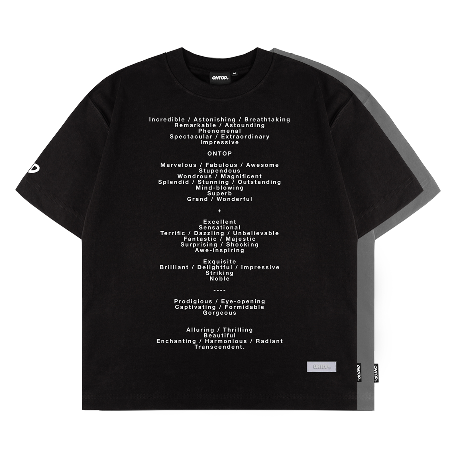 Áo thun in chữ ONTOP