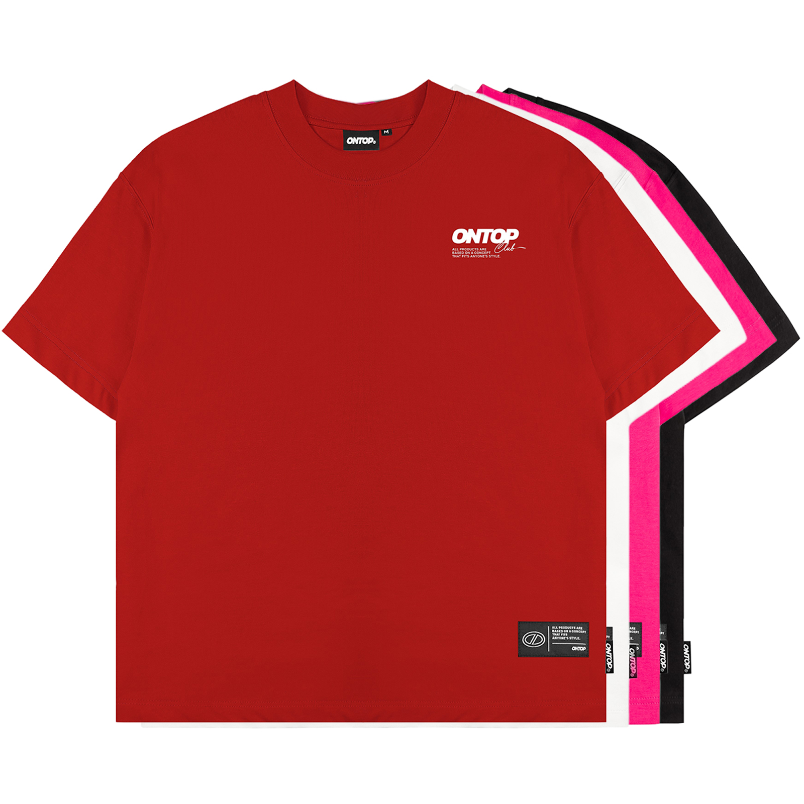 Áo thun in chữ sau lưng ONTOP