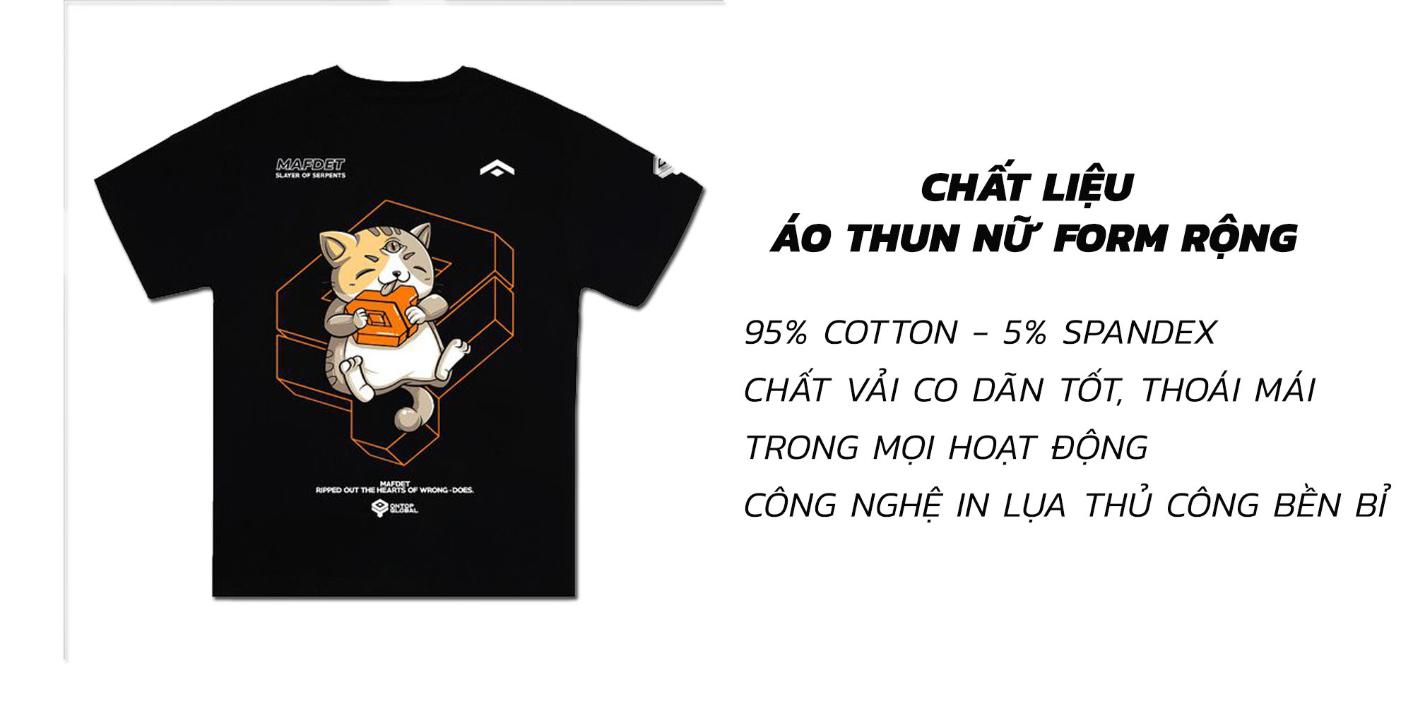 áo thun nữ form rộng tay lỡ ONTOP