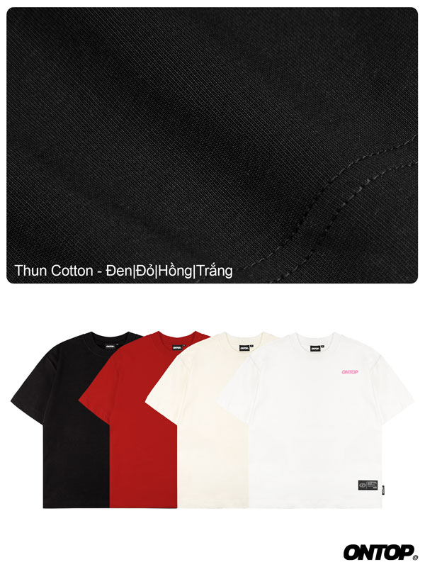 Áo thun basic tay lỡ local brand ONTOP