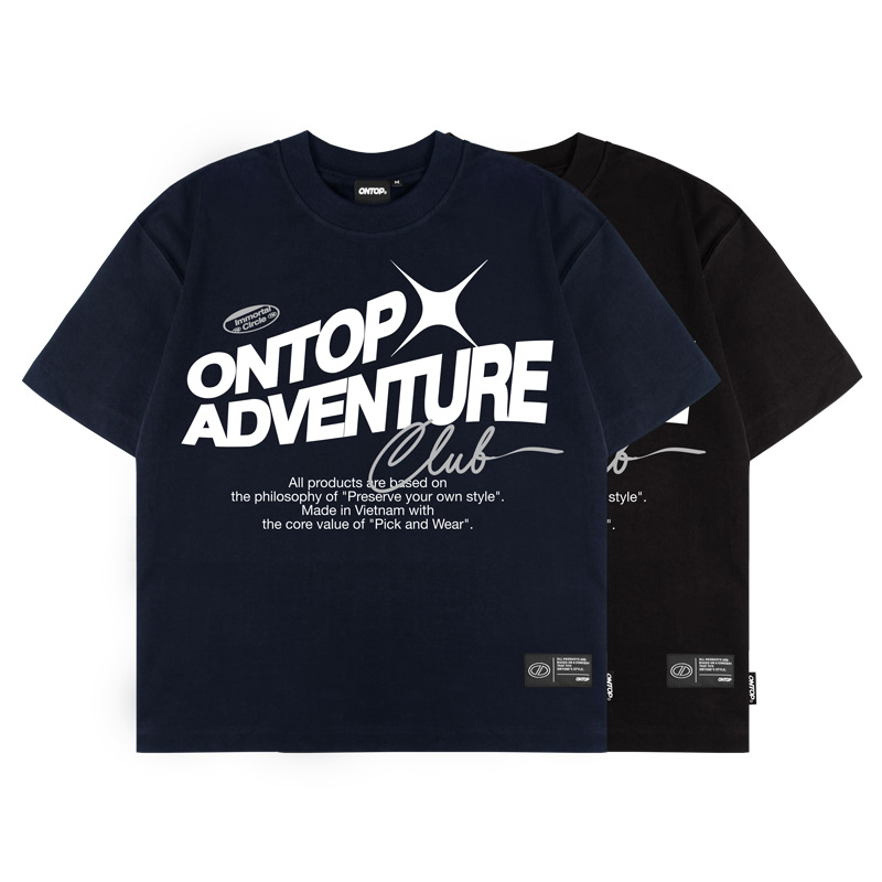 Áo thun in chữ basic local brand ONTOP