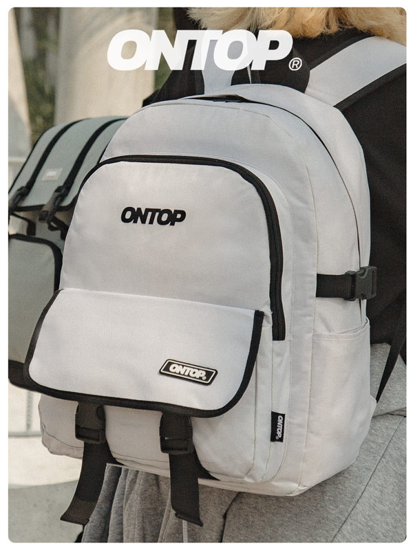 Balo canvas basic màu đen ONTOP