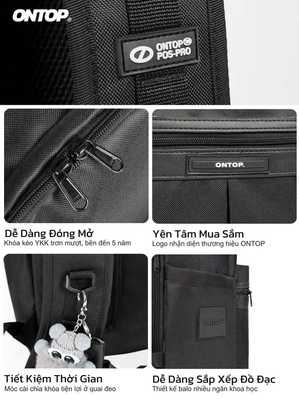 balo canvas basic nam nữ local brand ONTOP